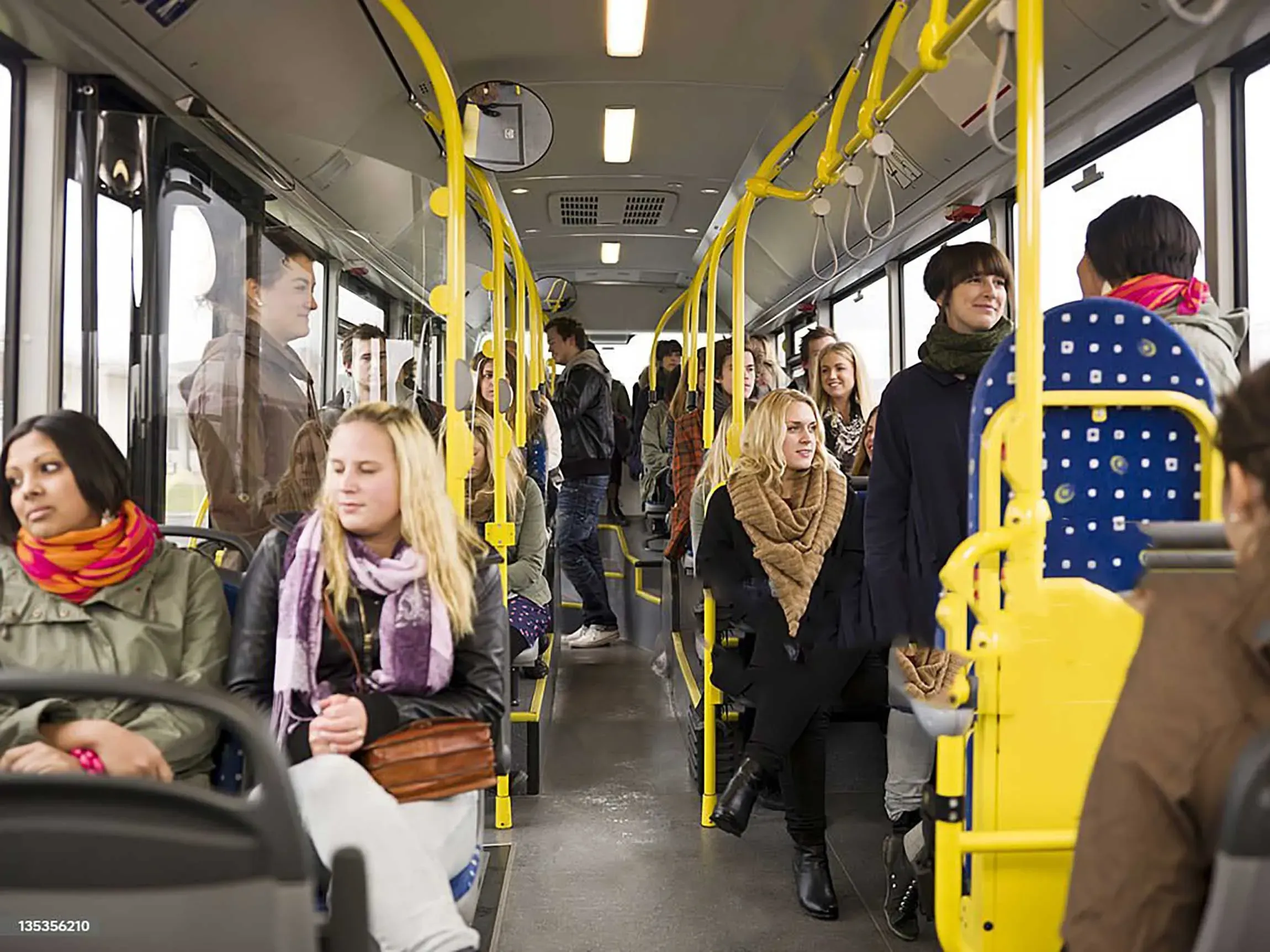 People Standing Bus Salusky Law